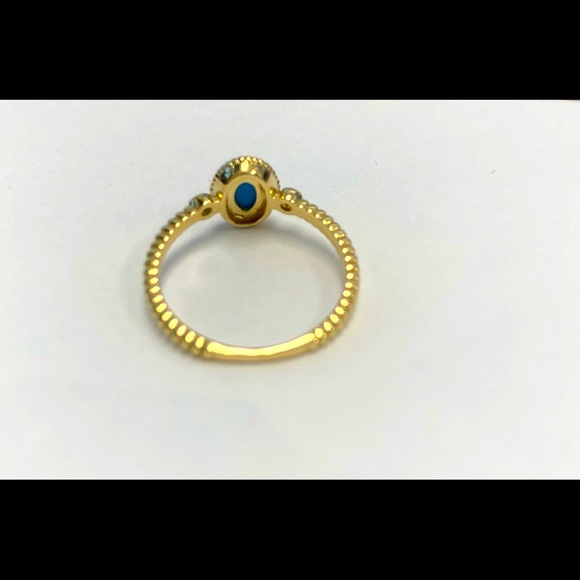 Turquoise Gold Ring - Picture 3 of 4